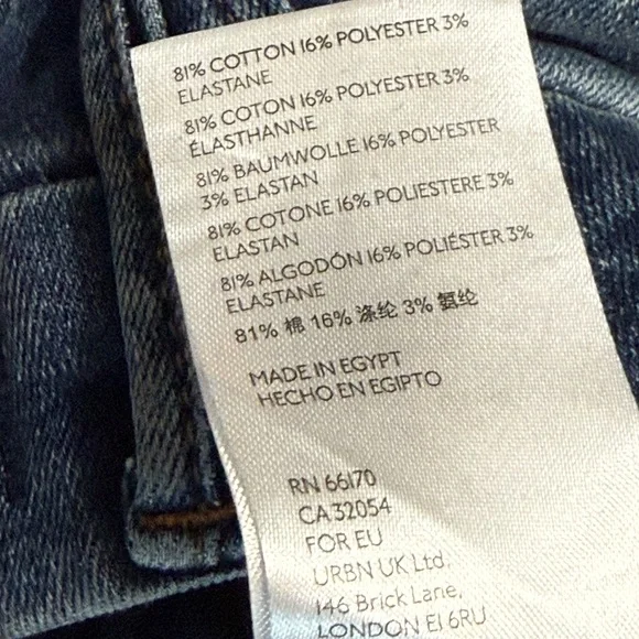 BKE BUCKLE Payton Universal Fit Mid-Rise Straight Stretch Jeans Size 28x32 - Picture 13 of 13